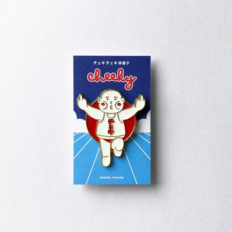 厚力果金屬徽章/ 別針