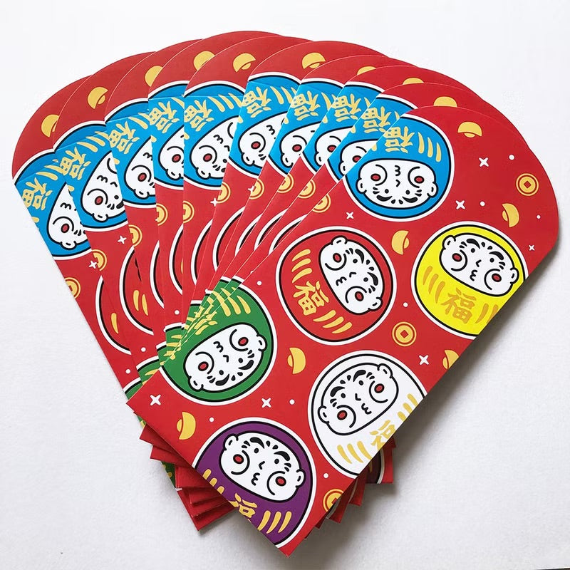 厚達摩新年利是封/ 紅封包