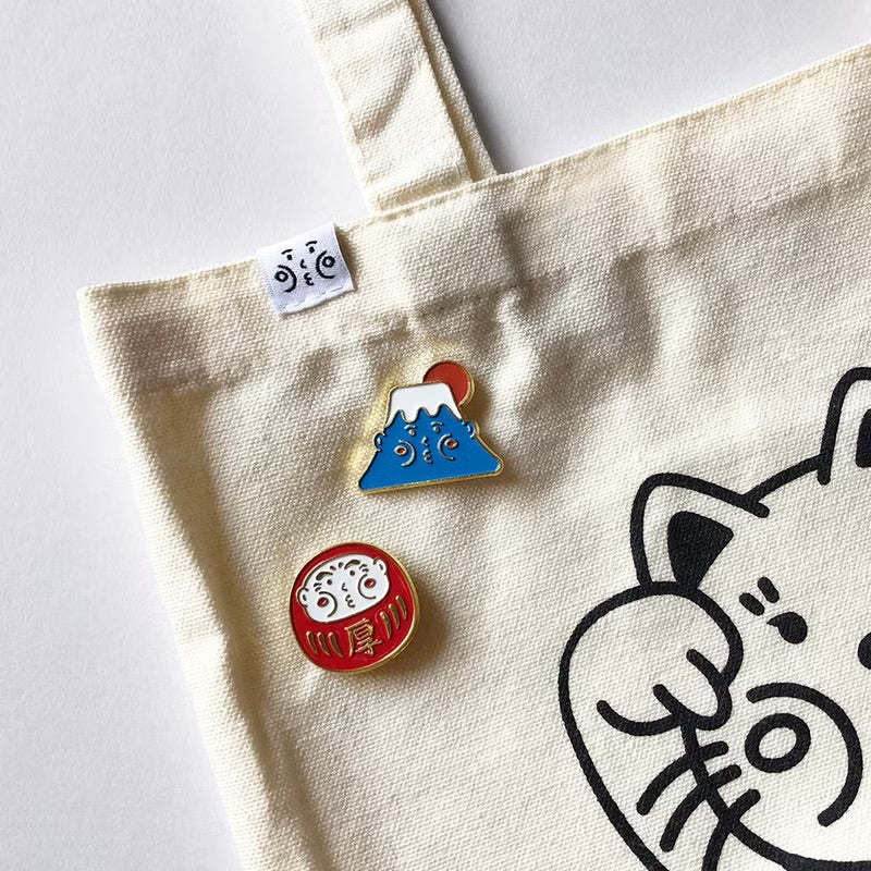 厚士山金屬徽章/ 別針