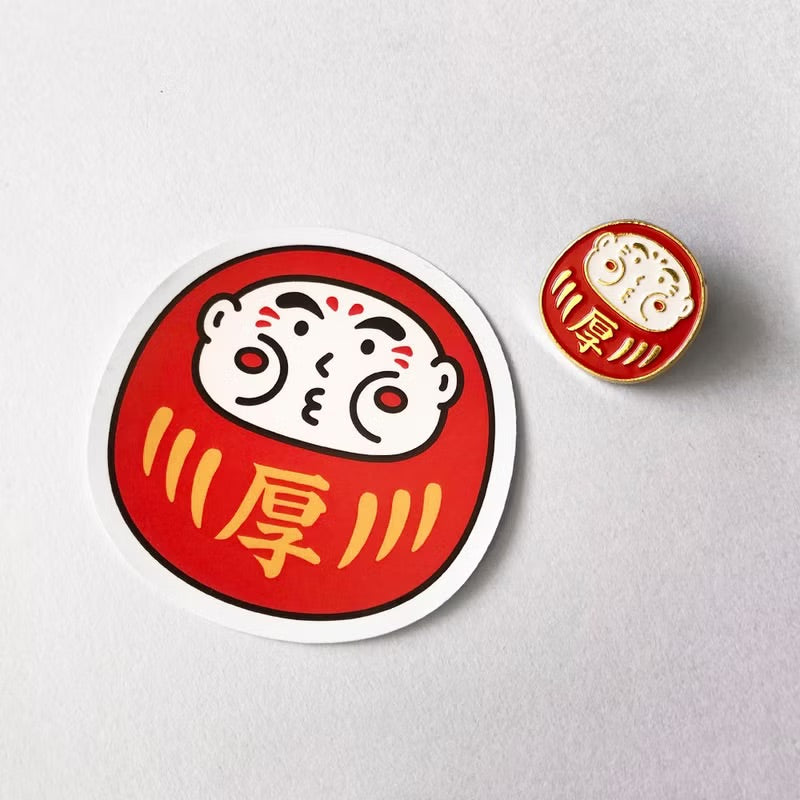厚達摩PVC防水貼紙