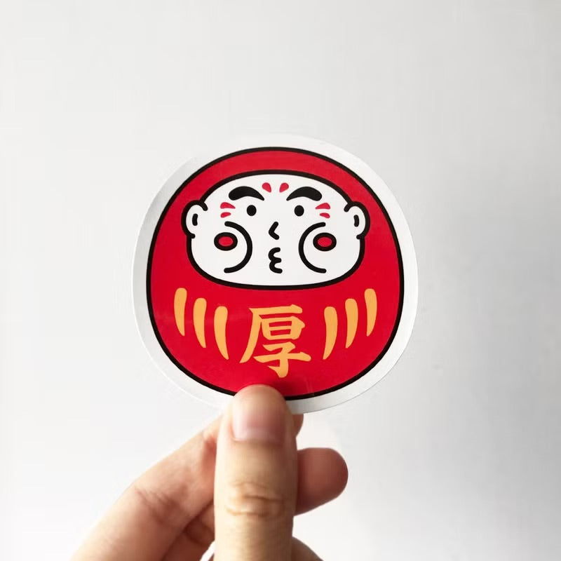 厚達摩PVC防水貼紙