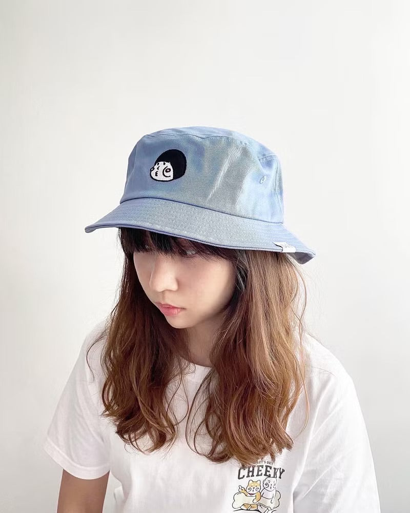 CHEEKY GIRL 厚面女刺繡漁夫帽