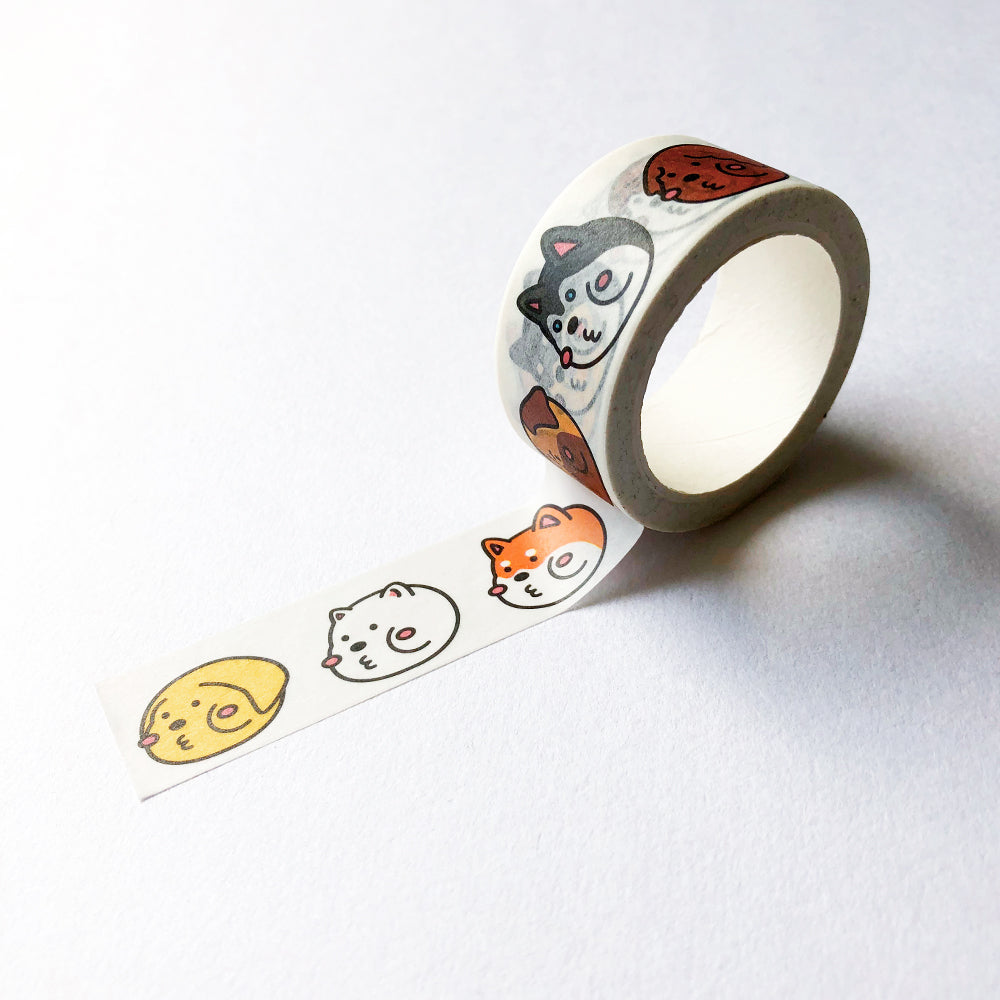 Cheeky Dog 厚面狗 和紙膠帶 MT貼紙