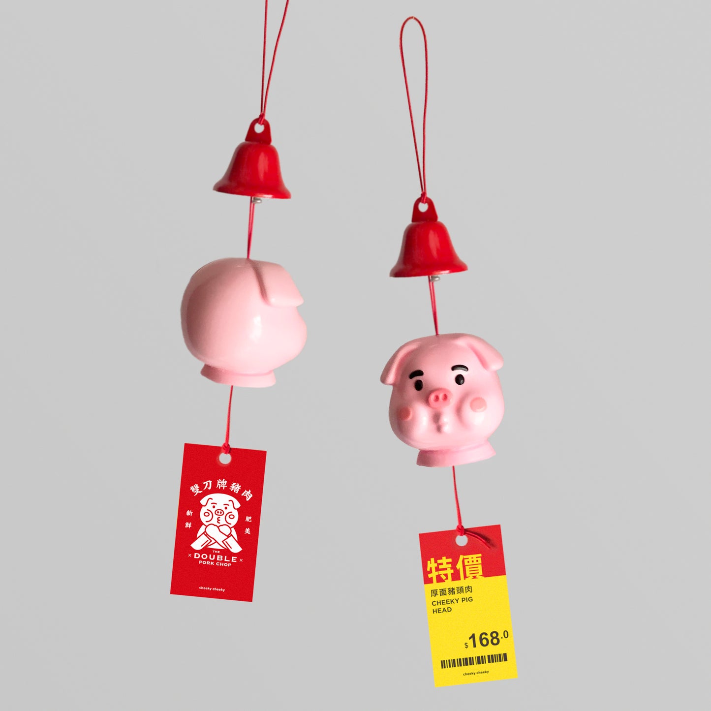 CHEEKY TOY - 厚面豬頭肉 一路發風鈴