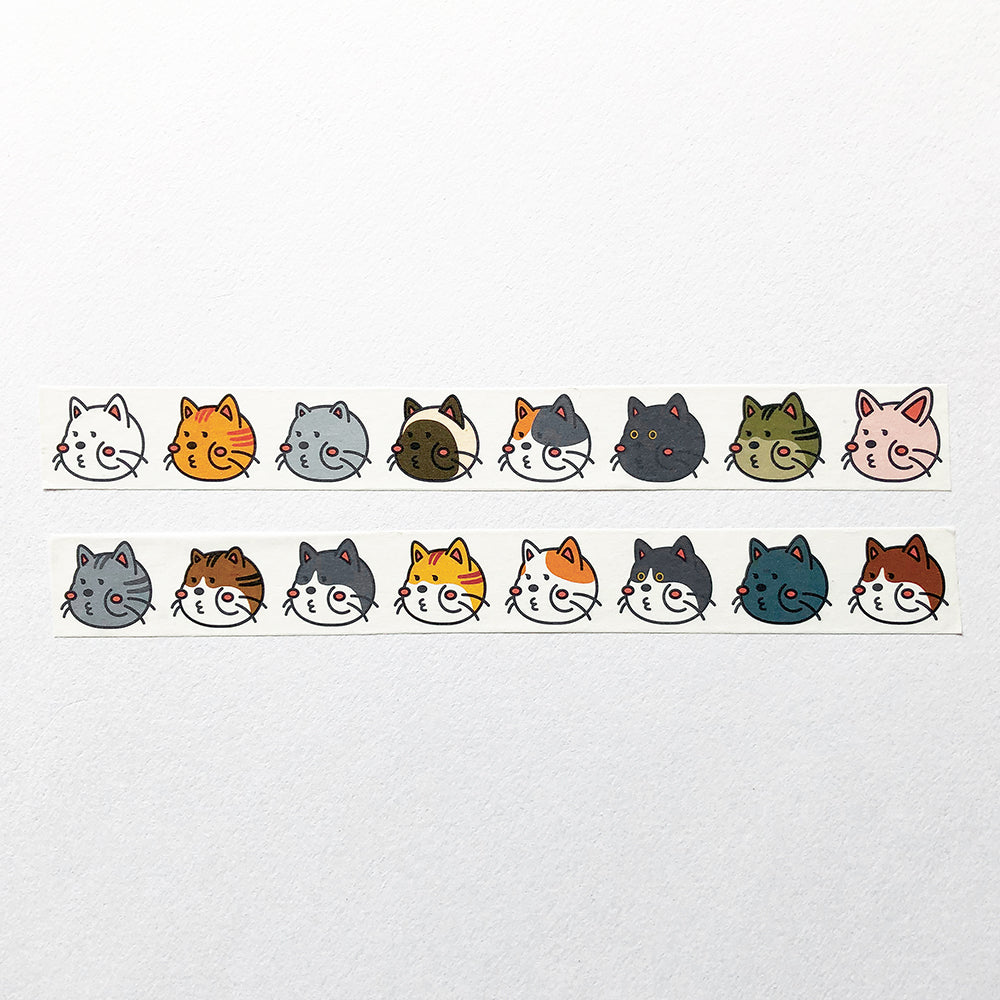 Cheeky Cat 厚面貓  和紙膠帶 MT貼紙
