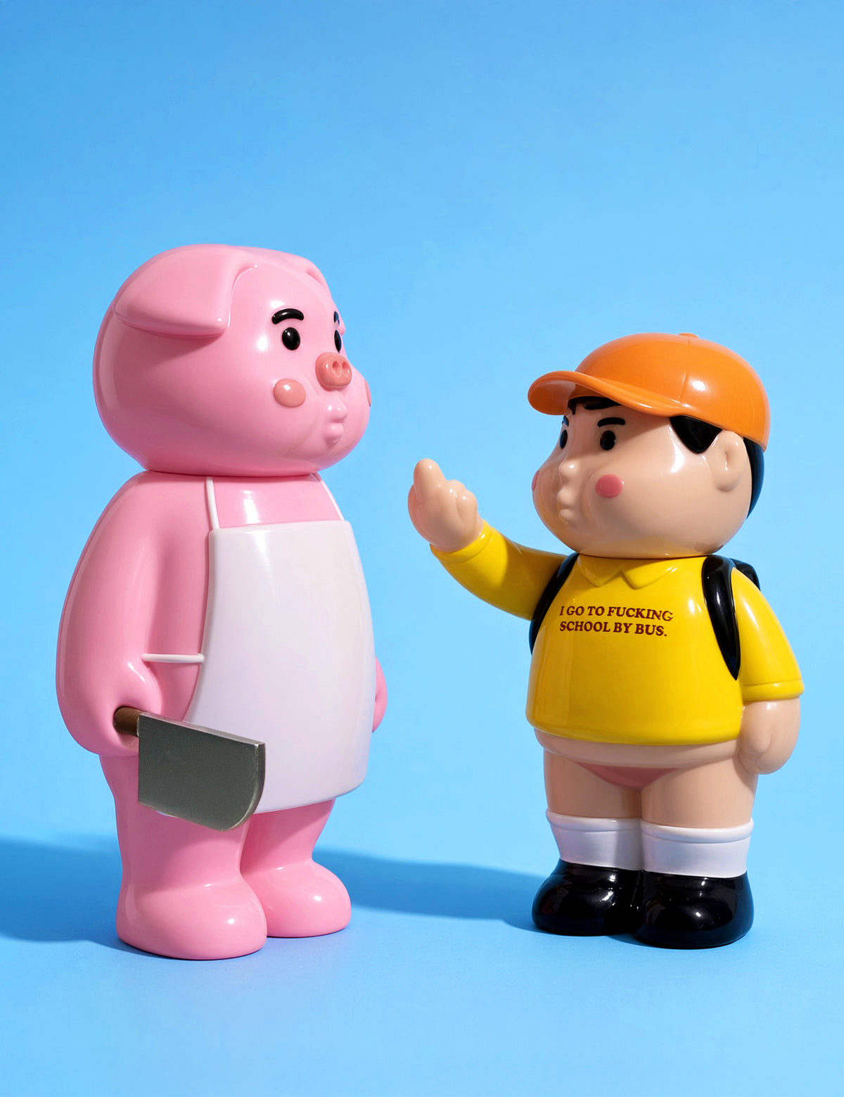 CHEEKY TOY - 厚面小子 Cheeky School Boy 搪膠玩具