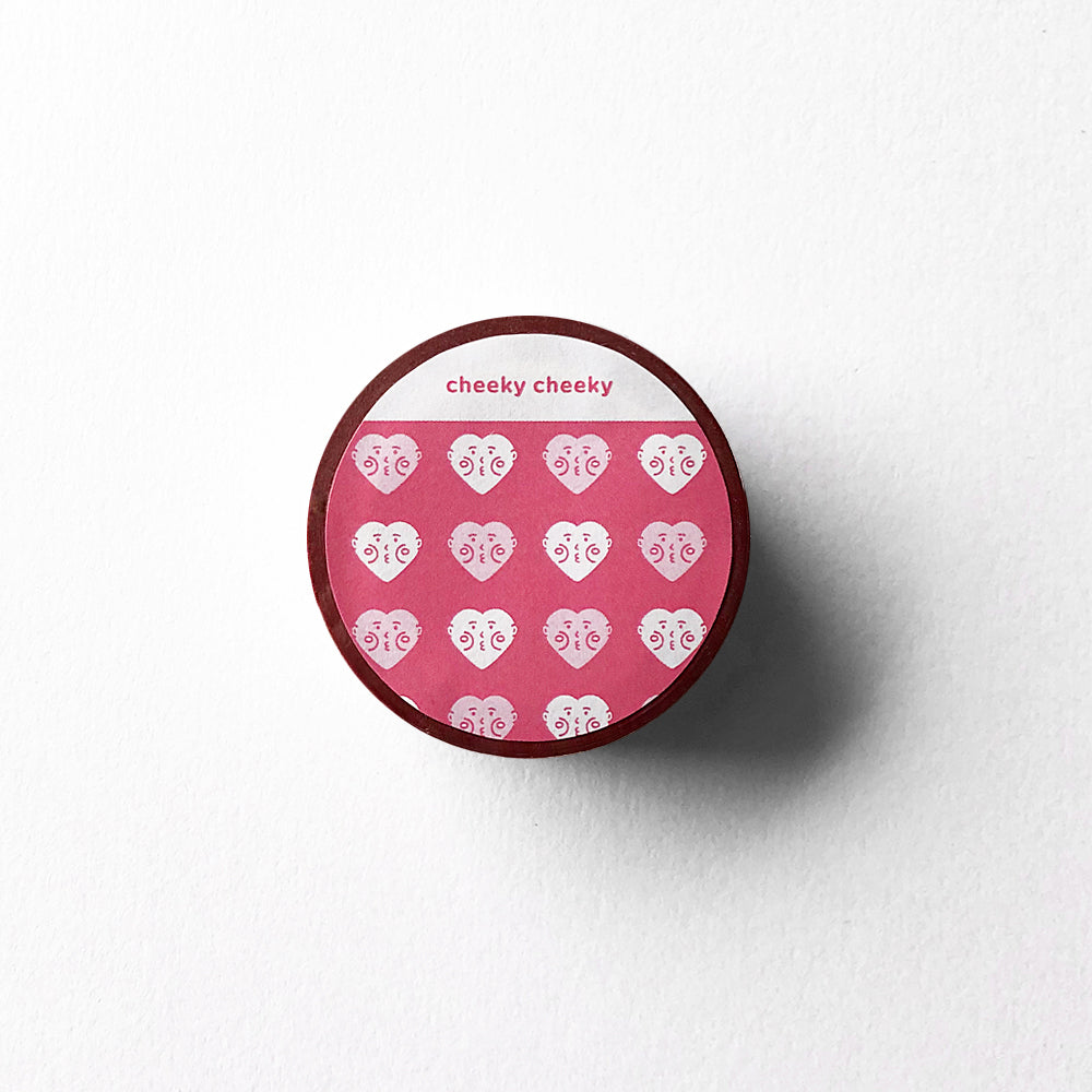 Cheeky Heart 愛心 和紙膠帶 MT貼紙