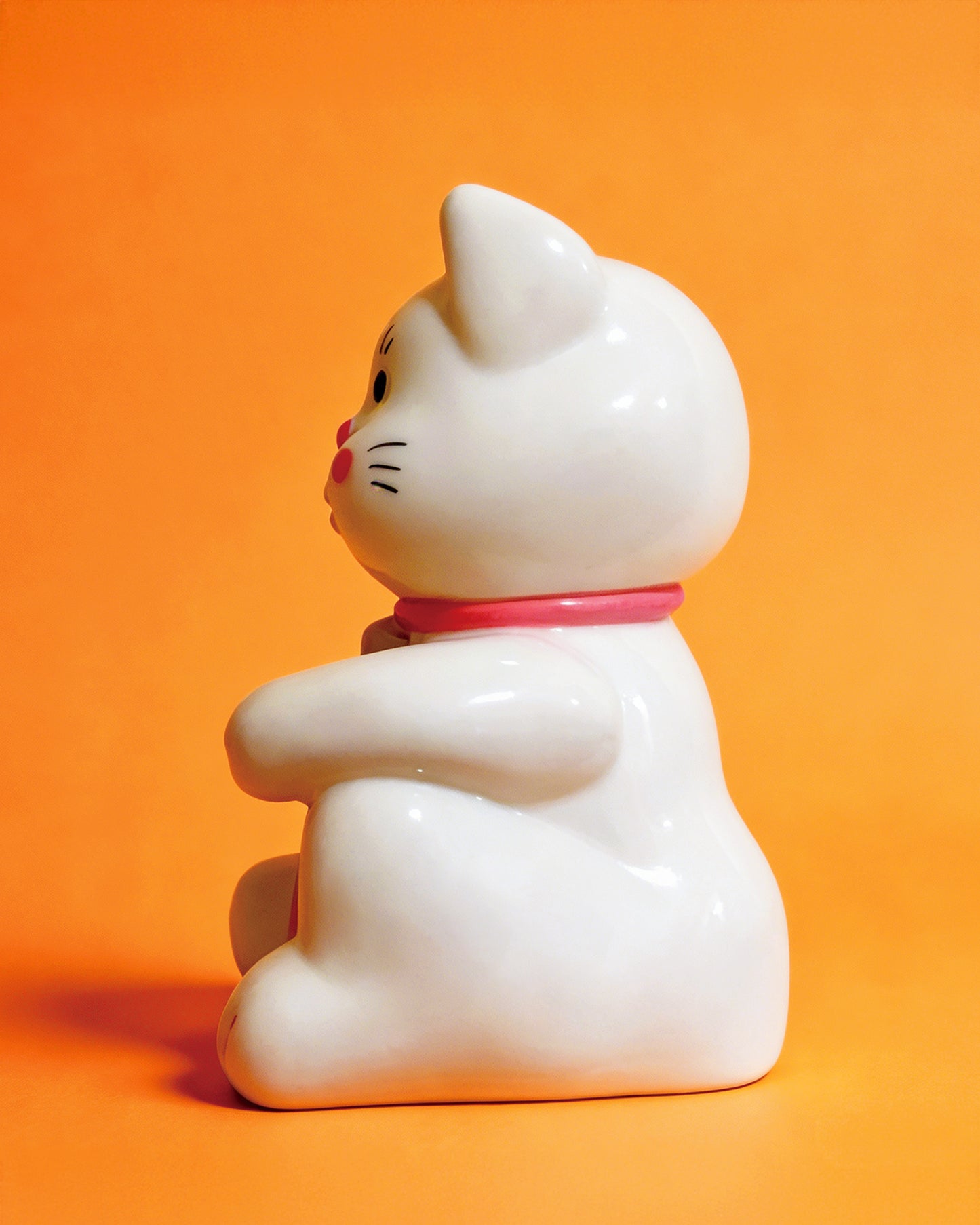 CHEEKY TOY - 厚面招財貓 搪膠玩具