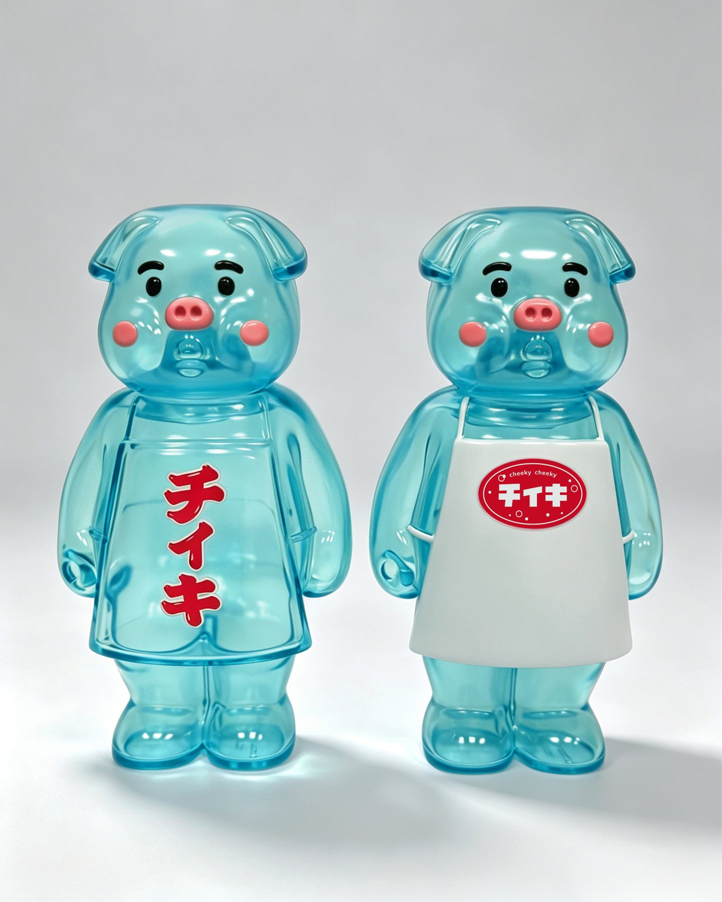 CHEEKY TOY - 厚面彈豬汽水1.5 & 2.0 搪膠公仔