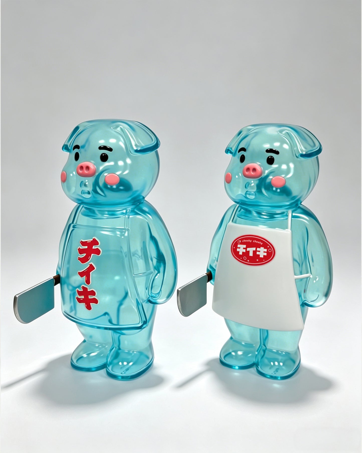 CHEEKY TOY - 厚面彈豬汽水1.5 & 2.0 搪膠公仔