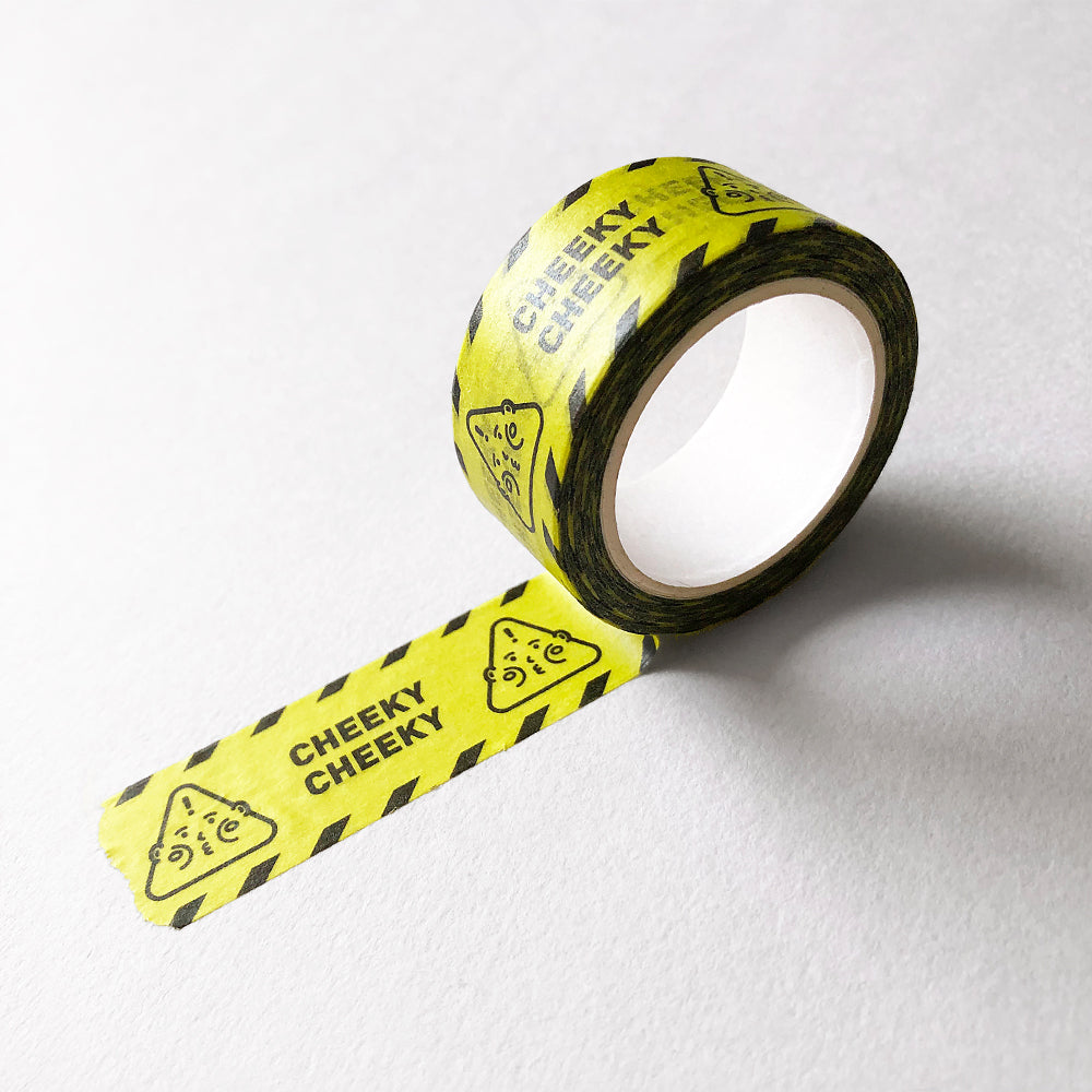 WARNING 危險警告 和紙膠帶 MT貼紙