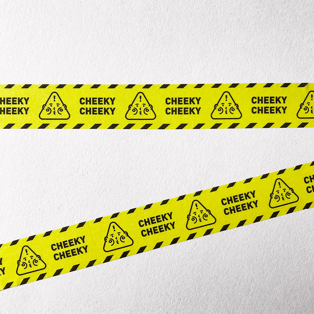 WARNING 危險警告 和紙膠帶 MT貼紙