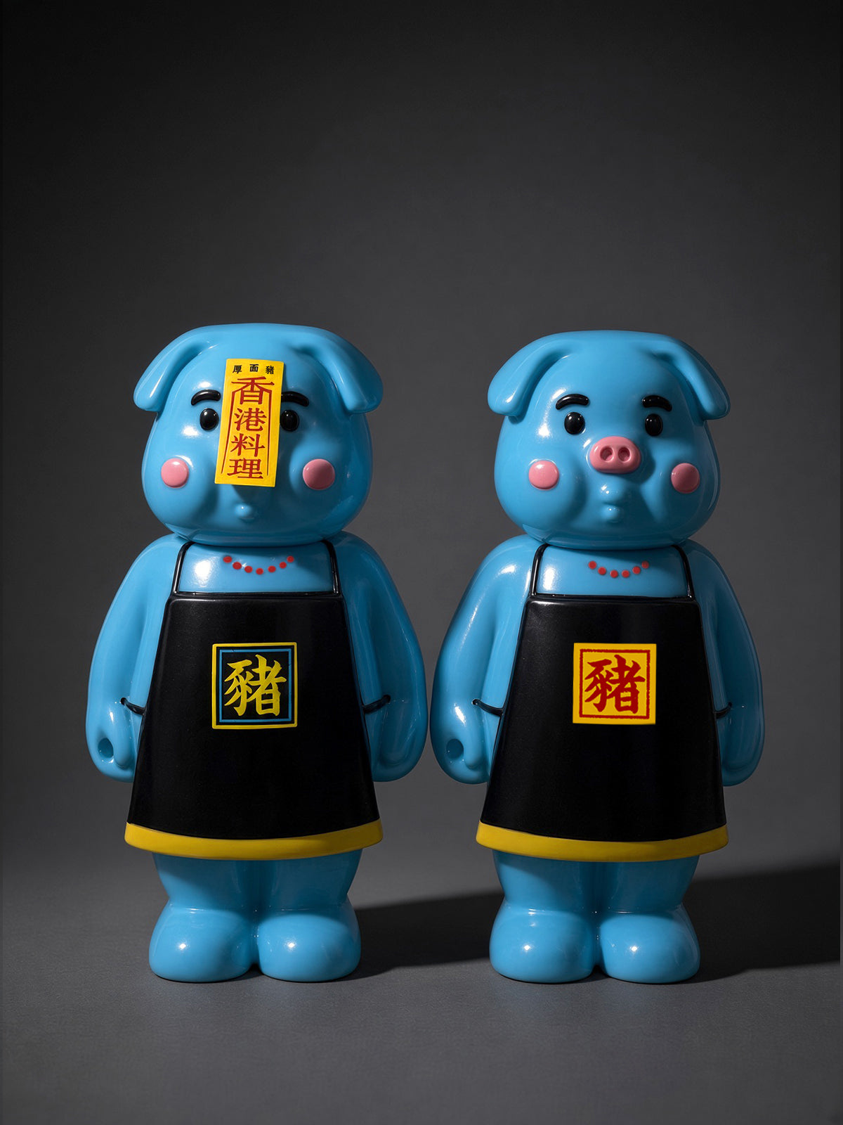 CHEEKY TOY - 夜光版 殭屍厚面豬2.0 搪膠玩具